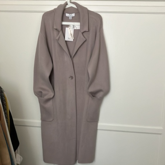 Magaschoni coat size XL taupe color - Picture 12 of 13